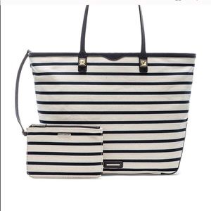 Beautiful Rebecca Minkoff striped tote